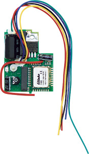 Funk-Gongmodul Montage in 3xAA und 8-12VUC Gongs