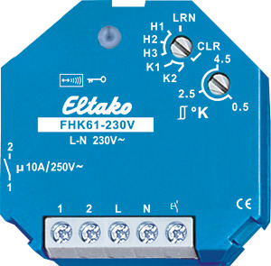 Funk-Heiz-Kühl-Relais 10A Dosenmontage 1S 250VAC 0,5-4,5 Grad
