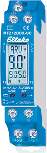 Multifunktionszeitrelais 10A 1TE 1xWechsler 12-230V 1-99 Sek. 2000W