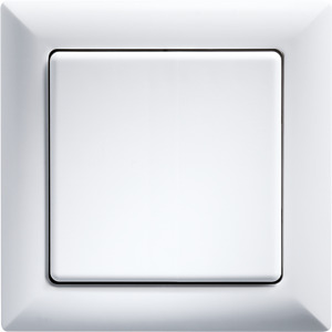 Rahmen 1-fach aluminium-lackiert