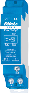 Strombegrenzungsrelais 240µF 1TE 1S 16A 250V max.1200W