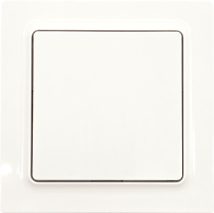 Wippschalter, polarweiß glänzend E-Design55
