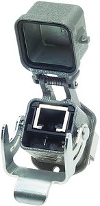 Steckverbinder RJ45 HAN3A RJ45 CAT5 WDF 8P MIT KAPPE