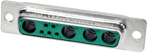 Steckverbinder Lötkelchanschluss 5A Buchse D-Sub 3