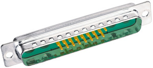 Steckverbinder Lötkelchanschluss 5A Stift D-Sub 4