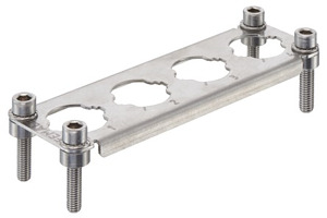 Halterahmen Buchseneinsätze 4x-HC Modular-Baugröße: 24 B