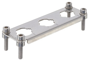 Halterahmen Buchseneinsätze 3x-HC Modular-Baugröße: 24 B