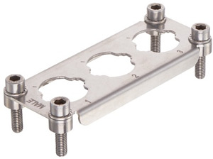 Halterahmen Stifteinsätze 3x-HC Modular-Baugröße: 16 B