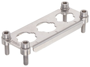 Halterahmen Buchseneinsätze 3x-HC Modular-Baugröße: 16 B