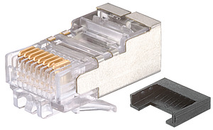 Stift Kontakte: 8 Polycarbonat PC RAL7032 kieselgrau