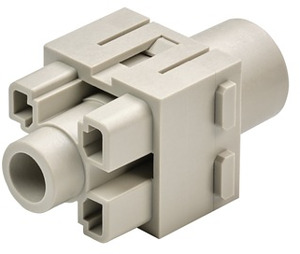 Han 200A Modul Doppelmodul Ax.schr. anschl. Buchse Kontakte: 1