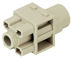 Han 200A Modul Doppelmodul Crimpanschluss Buchse Kontakte: 1