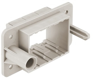Andockrahmen fest montiert 3 Module a-c