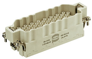 Einsätze Crimpanschluss Stift PC RAL7032 kieselgrau -Baugröße: 24 B