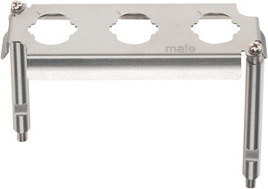 Halterahmen Stifteinsätze 3x-HC Modular-Baugröße: 16 B