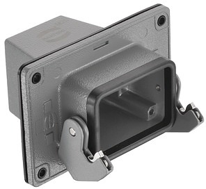 Wanddurchführungsgehäuse 6 B hohe Bauform Längsbügel PC Edelstahl gerader