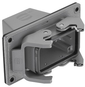 Wanddurchführungsgehäuse 10 B hohe Bauform Querbügel PC Edelstahl gerader