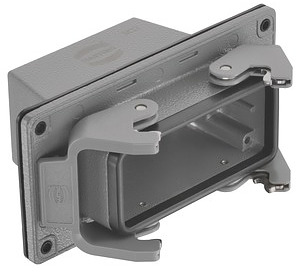 Wanddurchführungsgehäuse 16 B hohe Bauform Querbügel PC Edelstahl gerader