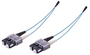 FO JUMPER CAB. ASSY-1,0M 2x SC Dupl FO CA SCDX-SCDX 2G50/125 OM3, 1.0M