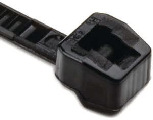 Kabelbinder 100x2,5mm außenverz.hitzestabil sw