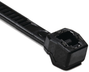 Kabelbinder 145x3,4mm außenverz.hitzestabil sw