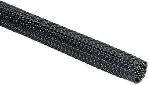 Polyester Geflechtschlauch schwarz