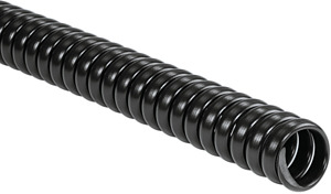 Spiralschlauch 10mm - 14mm, PP, sch warz, 1 m