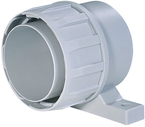 Universal-Wellschlauchhalter grau