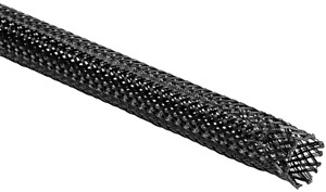 Polyester Geflechtschlauch schwarz