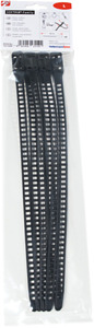 Softbinder 340x11mm Pack=6Stück lösbar schwarz