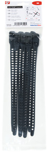 Softbinder 260x11mm Pack=8Stück lösbar schwarz