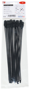Softbinder 260x7mm Pack=12Stück lösbar schwarz