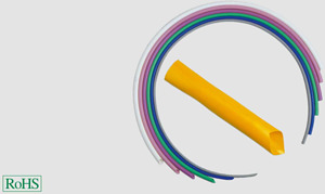 Isolationsschlauch 1,5mm weiß VPE: 50 M