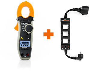 Dig. Stromzange 600A AC mA Funktion CAT IV 600V im KIT