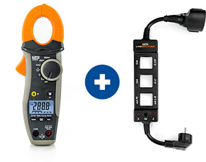 Dig. Stromzange 600A AC/DC TRMS CAT IV 600V im KIT