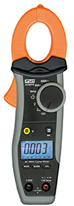 Dig. Stromzange 600A AC TRMS & Temperaturmessung CAT IV 600V