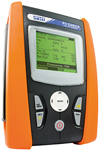 PV-Installationstester gemäß VDE 0126-23 EN 62446 bis 15ADC