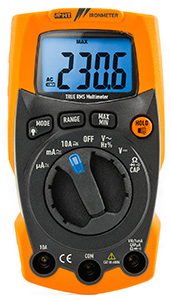 Extrem robustes Dig. Multimeter TRMS bis 600VAC/DC integrierter LED