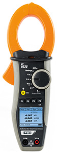 TRMS Stromzange AC/DC 1000A Leistungsanalyse