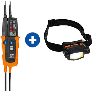 Aktionspaket HT10 Spannungsprüfer & HEAD LED Kopflampe