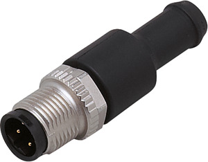 Abschlusswiderstand Stecker gerade M12 5-polig AC/DC silikon