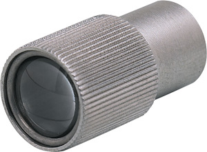 Aufschraublinse Ø 11mm / M6 gerade