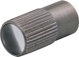 Aufschraublinse Ø 6 mm / M4 für Ein wegfiberoptiken V2A