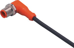 Kabelstecker abgewinkelt M12 3-poli g AC/DC silikonfrei, halo
