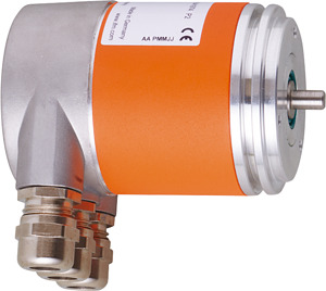 Multiturn Vollwellengeber CANopen S chnittstelle Synchroflans