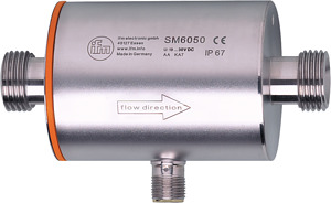 Magnetisch-induktiver Durchflusssen sor 0...25 l/min G½ flach