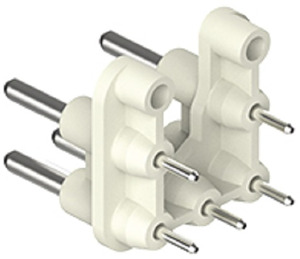 Adapter PCB, 5P+GND, 10A, 250V für PCB-Stärken bis 2,4mm