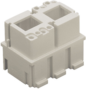 RJ45-Modulareinsatz 2-fach für 2x RJ45-Buchse
