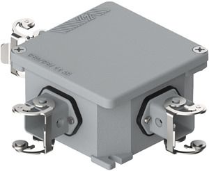 Energieverteiler, T-BOX, mit 3x CKA X 03 I, für Einsätze 21.21