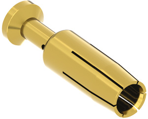 Buchsenkontakt, 6,0qmm, Gold HNM, C